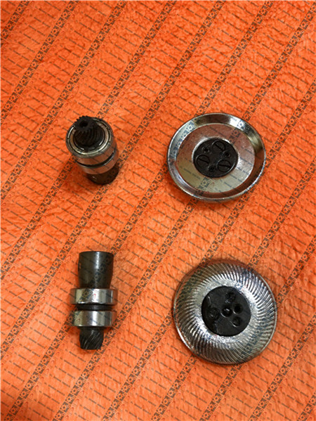 gear presser shaft&gear - 35mm